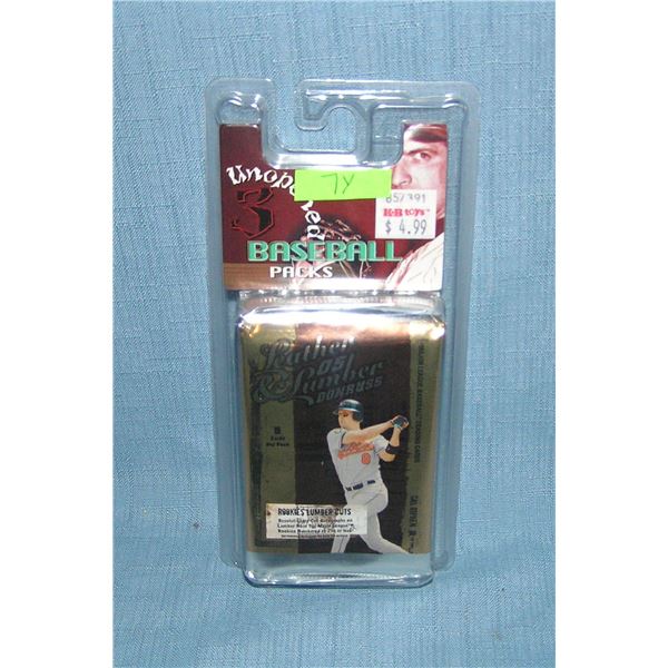 2004 leather and lumber 3 pack factory sealed rack pack