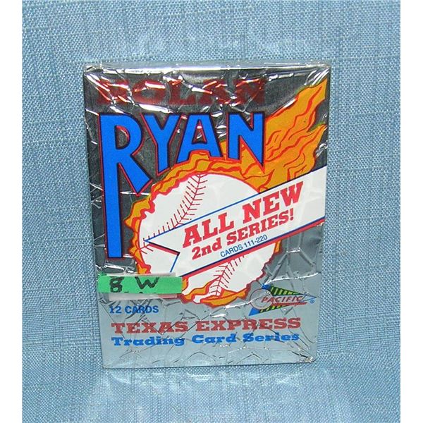 Nolan Ryan factory sealed all star card pack