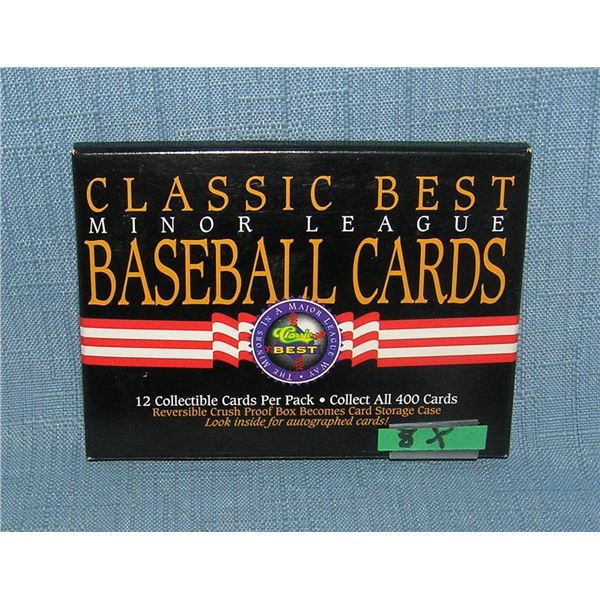 Classic Best factory sealed baseball minor league stars and rookies