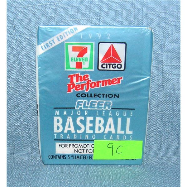 Rare 7-11 and Citgo first edition factory sealed baseball card pack