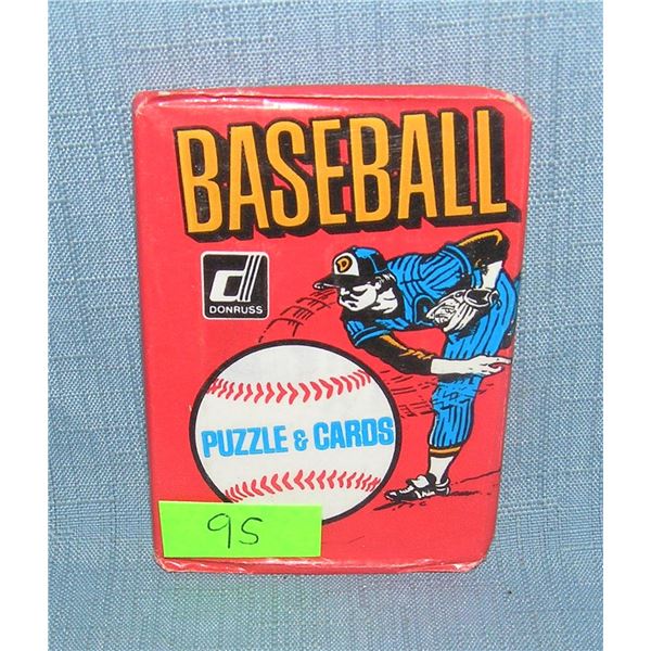 Donruss factory sealed wax pack