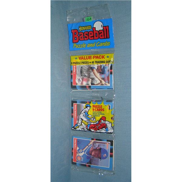 Donruss factory sealed rack pack