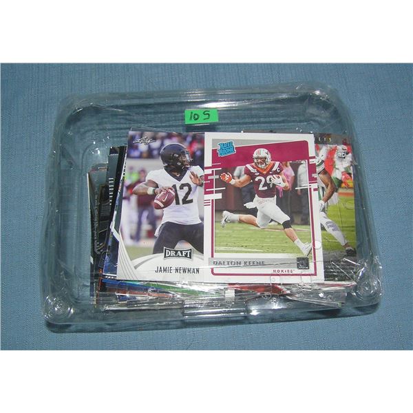 Large collection of pro football rookie cards