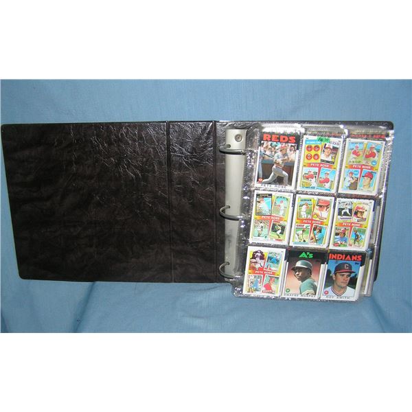 1986 Topps complete set with all pages and binder