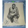 Autographed Willis Reed NY Knicks basketball photo