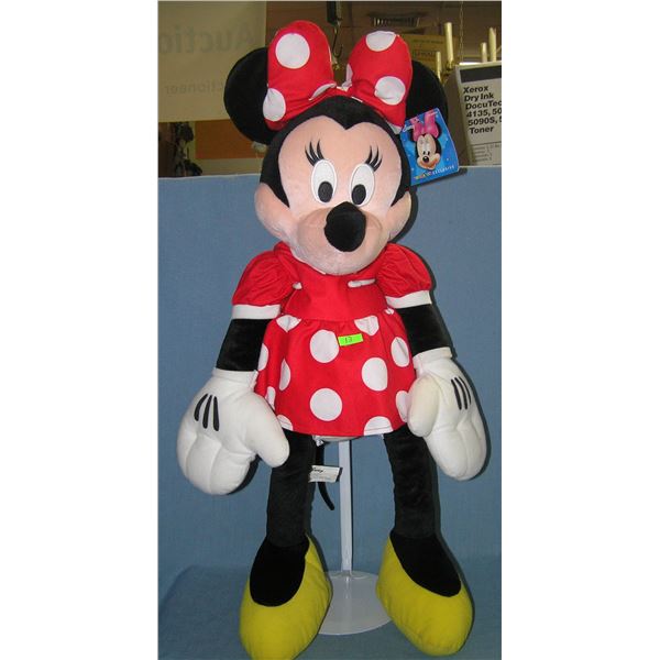 Large Minnie Mouse 29 inch plush figural toy