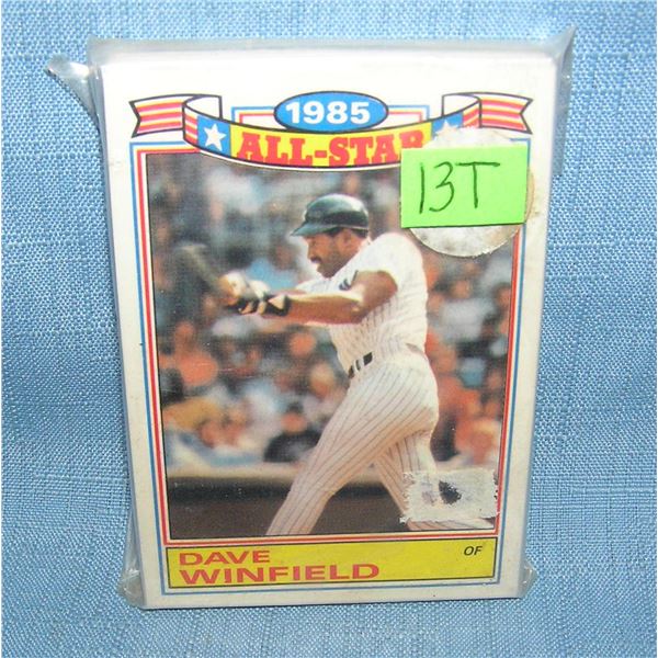 Topps 1985 all star set