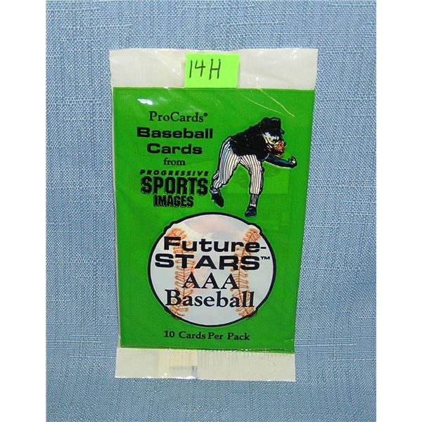 Pro Cards major league baseball rookie future stars cello pack