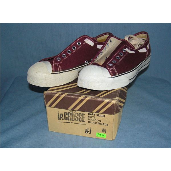 Bart Starr Green Bay Packers all star quarter back endorsed sneakers