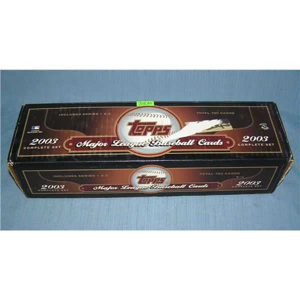 2003 Topps factory packed baseball card set