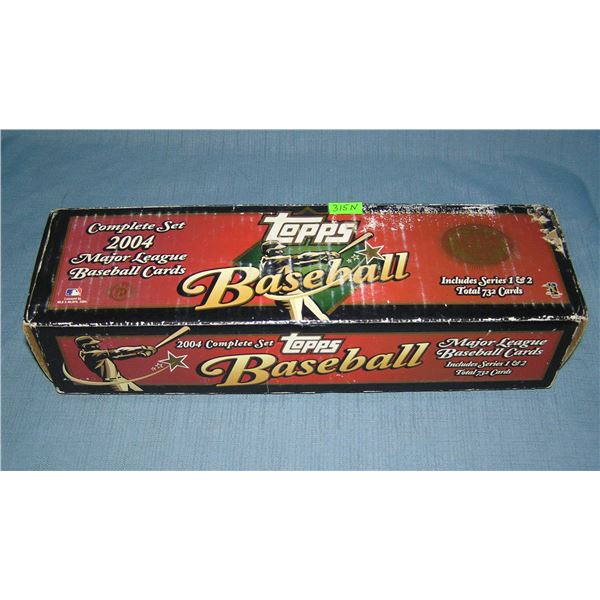 2004 Topps factory packed baseball card set