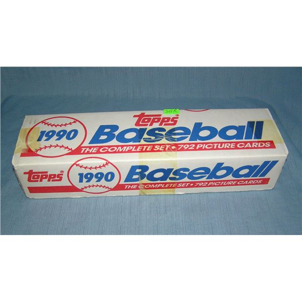 1990 Topps factory sealed baseball card set