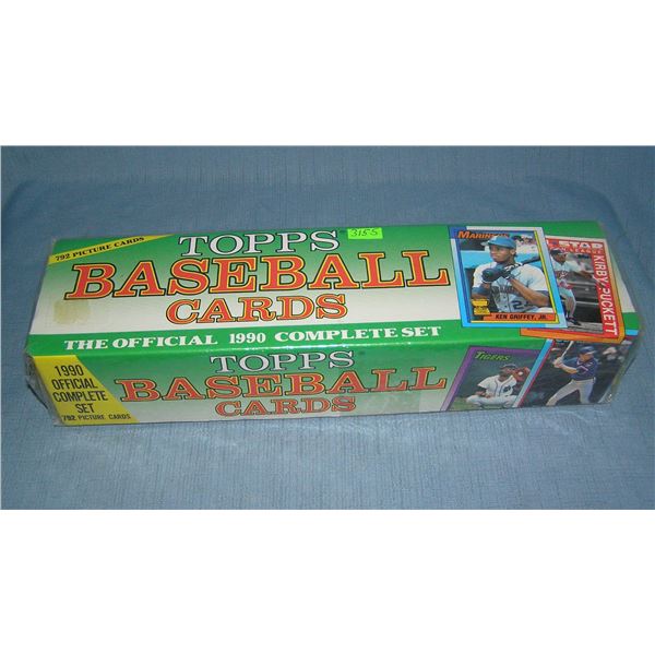 1990 Topps factory sealed baseball card set