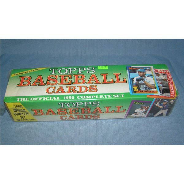 1990 Topps factory sealed baseball card set