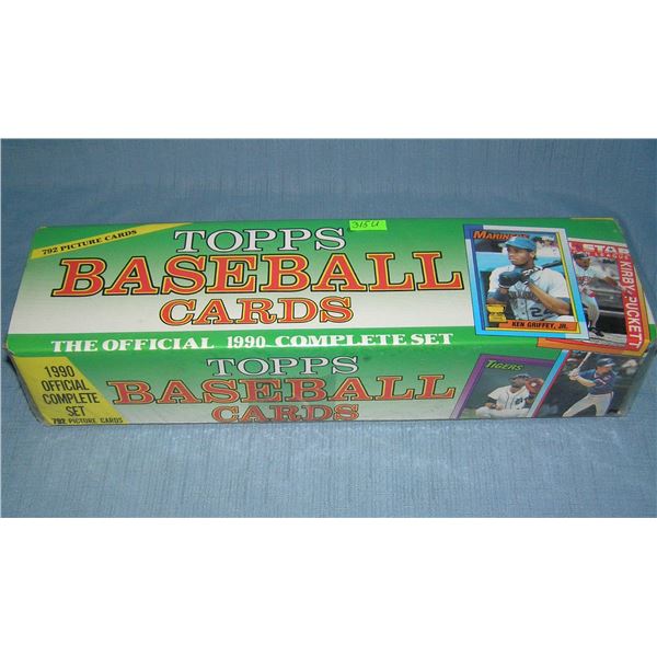 1990 Topps factory sealed baseball card set