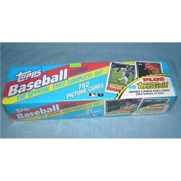 1992 Topps factory sealed baseball card set