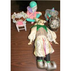 Lot of Dolls and Music Players