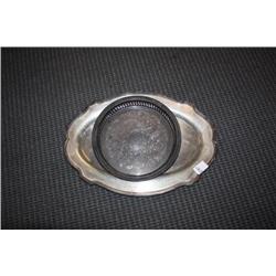 2 Silver Plated Trays