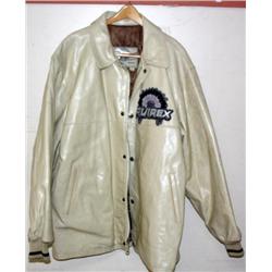 Avirex Varsity Leather Coat 4 XL