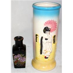 Lot of 2 Japanes Vases