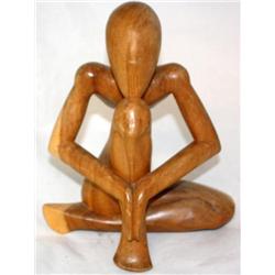 Carved Wood Statue