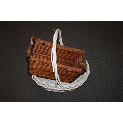 2 Woven Wicker Baskets