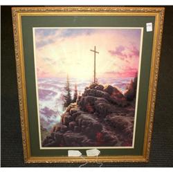 Framed Print of a Cross