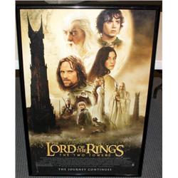 Framed Lord of The Rings Movie Poster