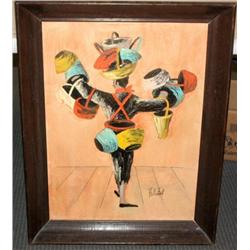 Framed Oil by Bellenfant