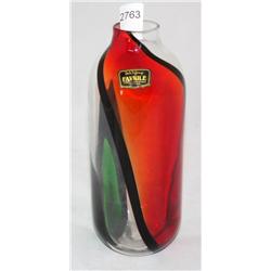 Favrile Genuine Hand Blown Art Glass Vase