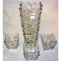 Lot of 4 Pc. Mikasa Crystal