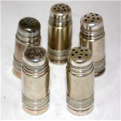 Silver Salt & Pepper Shakers