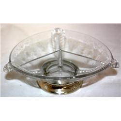 Sterling Silver Base Divided Bowl