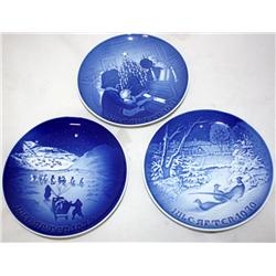 Bing & Grundel Copenhagen Vintage Christmas Plates