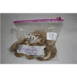 COUNT OF 60 GAMINING TOKENS