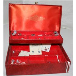 Red Jewelry Box of  Starling Jewrly (34pcs)