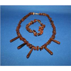 Amethyst Necklace & Bracelet