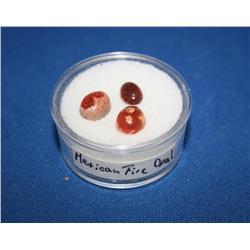 3 Mexican Fire Opals