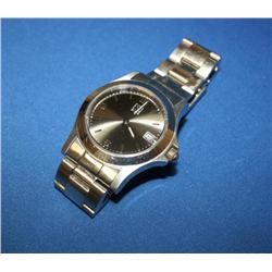 Men's ESQ Black Face Stainless Steel Watch