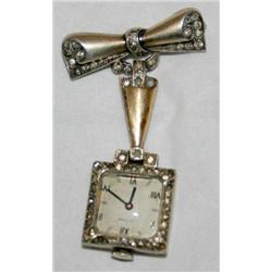 Sterling Pin Watch
