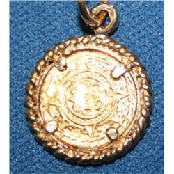 14K Pendant Indian Head Necklace