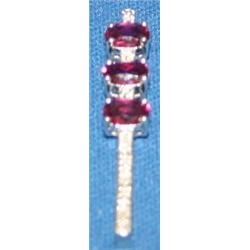 Pink Sapphires & Diamond Ladies Pendant