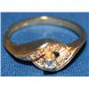 Image 1 : 14K Gold w/ Diamond Design Ring
