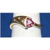 Image 1 : 1.00 Ctw AAA Pink Sapphires & Diamond Ladies Ring