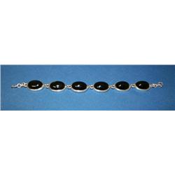 Sterling & Black Onyx Bracelet