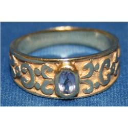 1.00Ctw AAA Tanzanite Ladies Ring