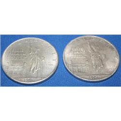 (2) 1906 Liberty $1 Coin