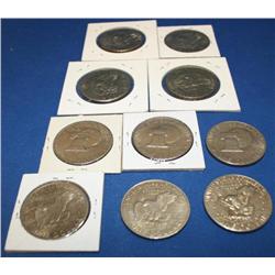 Lot of 10 $1 Coins