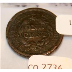 1844 Large Cent Coin