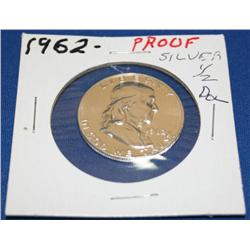 1962 P Silver Proof Half Dollar